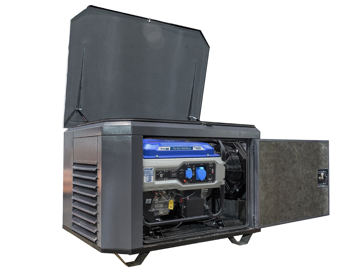 Бензогенератор TSS SGG 9000ELA в кожухе 1200