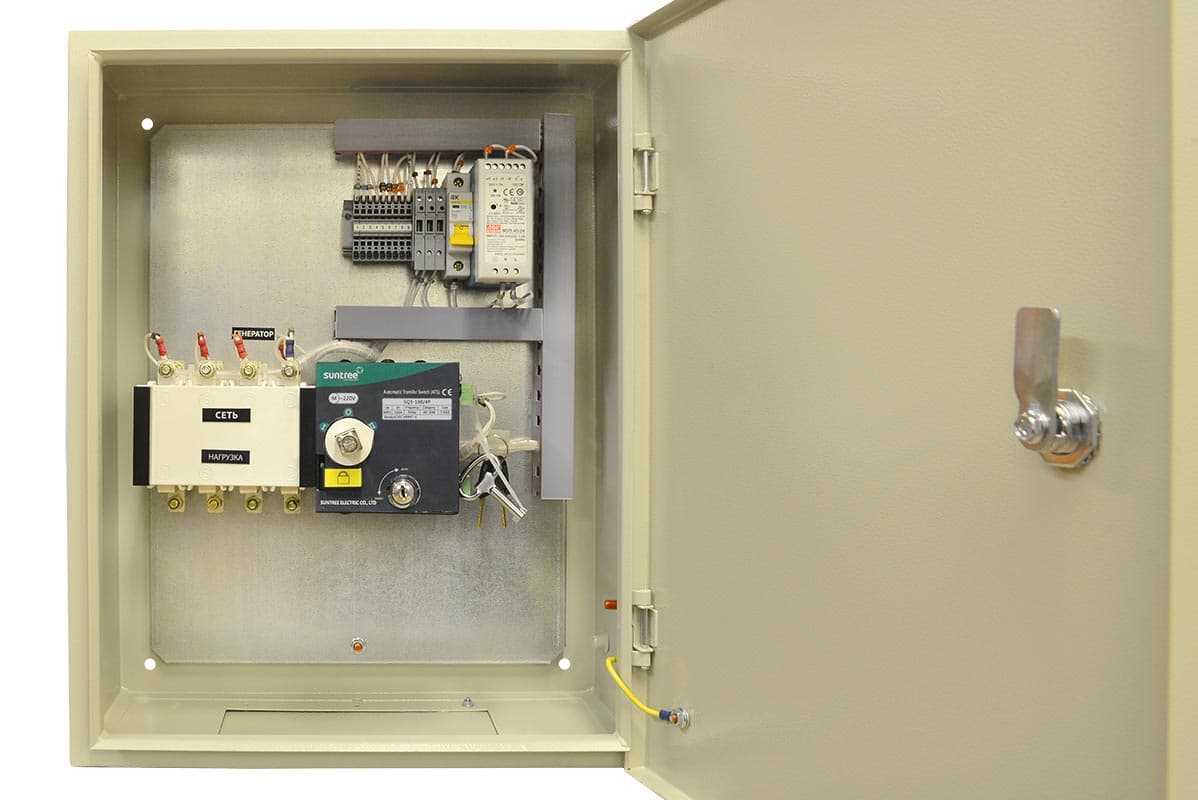 Блок АВР 8-24 кВт СТАНДАРТ (63А) IP66