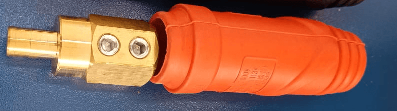 Разъем силовой кабельный красный СКР 70-95 мм.кв. для DUAL DWG-500 / Cable plug red (70-95mm.)