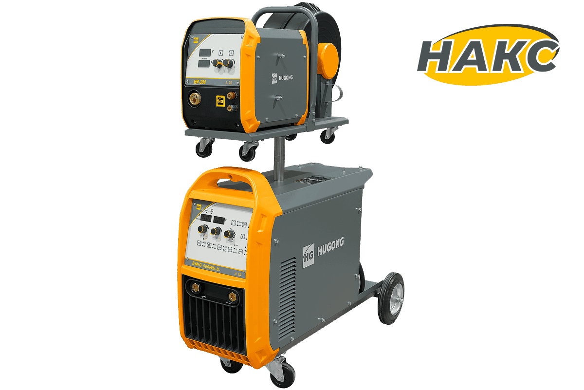 Сварочный полуавтомат HUGONG EMIG 500WE-S III (цифровой подающий) (без горелки и кабель-пакета)