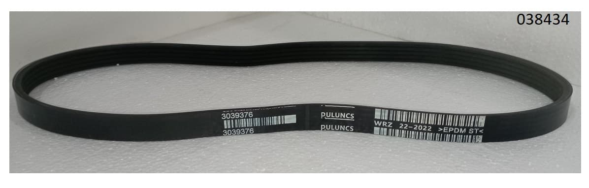 Ремень привода генератора QSK60-G8/Charging alternator drive belt (3039376)