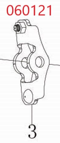 Коромысло клапана SGG 9000(.L.),LC192FD Lc / Valve rocker assy (140450069-0001)