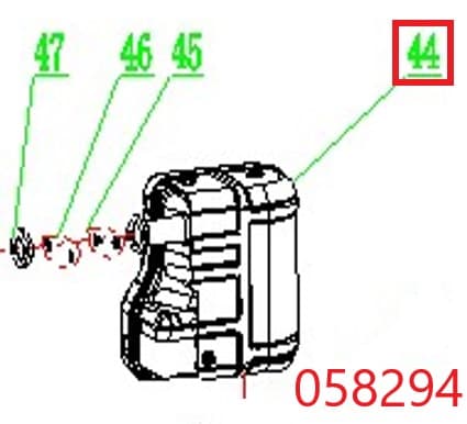 Глушитель SGG 11000E3Ui,LT196FiE Lt / Muffler (1.01.13.03.0080)