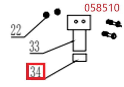 Ножка опорная резиновая SGG 5000(..)-8500(..),5000Ei-7000Ei Km / Rubber foot (04.05.51040-500001-00)