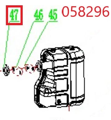 Прокладка глушителя SGG 11000E3Ui,LT196FiE Lt / Muffler gasket (1.01.13.01.0021)