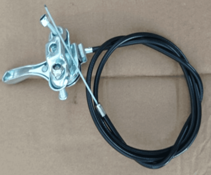 Рычаг газа в сборе с тросиком TSS RH-450H&L/throttle control line TSS RH-450, №104 (Q450-104)