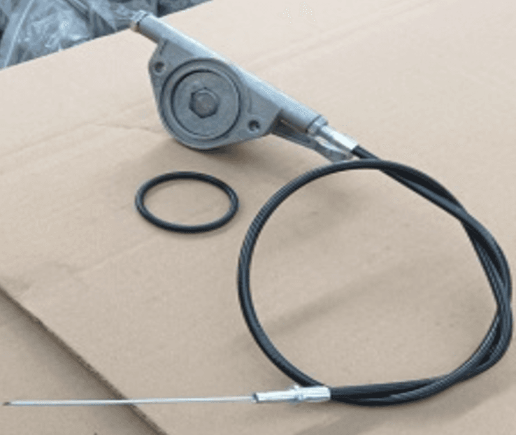 Рычаг газа в сборе с тросиком TSS RH-500/throttle lever assy TSS RH-500, №65 (Q500-65)
