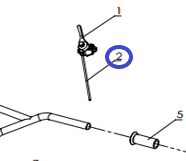 Тросик газа TSS DMR600L/Throttle Cable, №1-2 (3140000241)