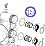 Кольцо уплотнительное гайки фланца TSS PGT80/Seal washer PGT80, №15 (33048-00124-00)