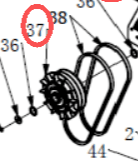 Муфта центробежная TSS-СР-450D/Clutch AssyY, №37 (2305-03900-1)
