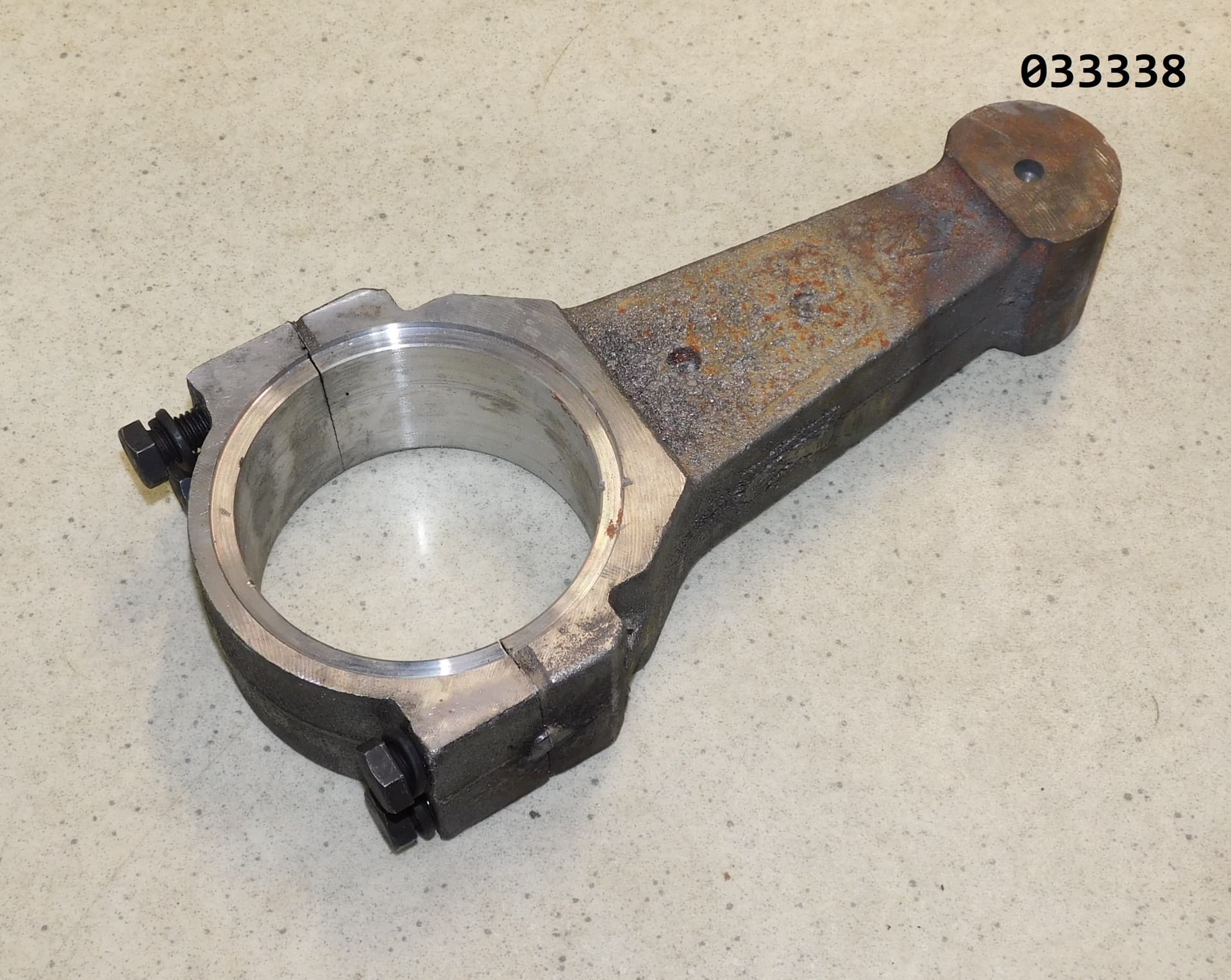 Шатун в сборе ТСС GQ 50N/connecting rod+cover of connecting rod GQ 50N, №17+№12