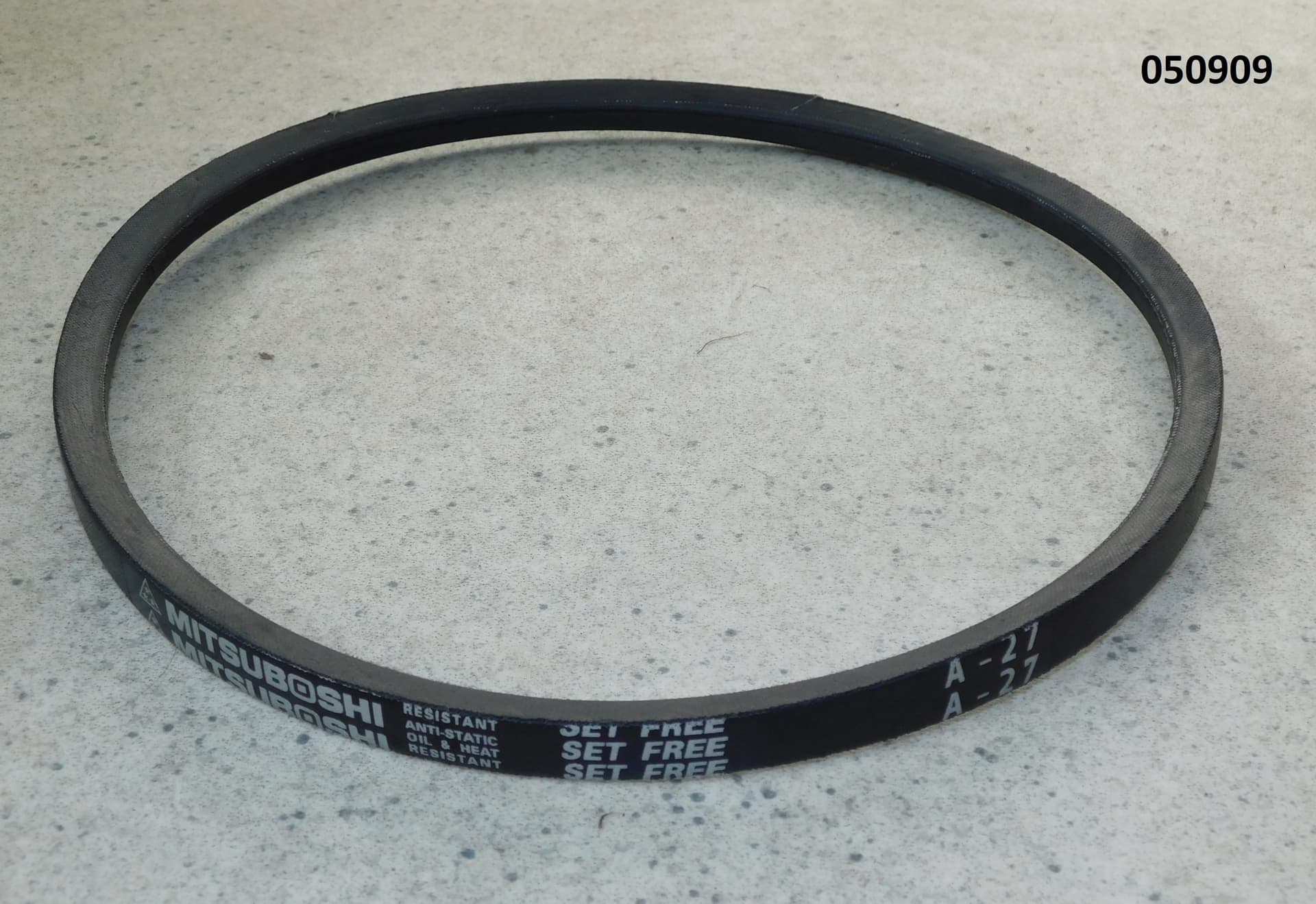 Ремень приводной гладкий (A-27 A660Li) для TSS DMD1000H,L/V-belt (A-27), №34 (PT3634)