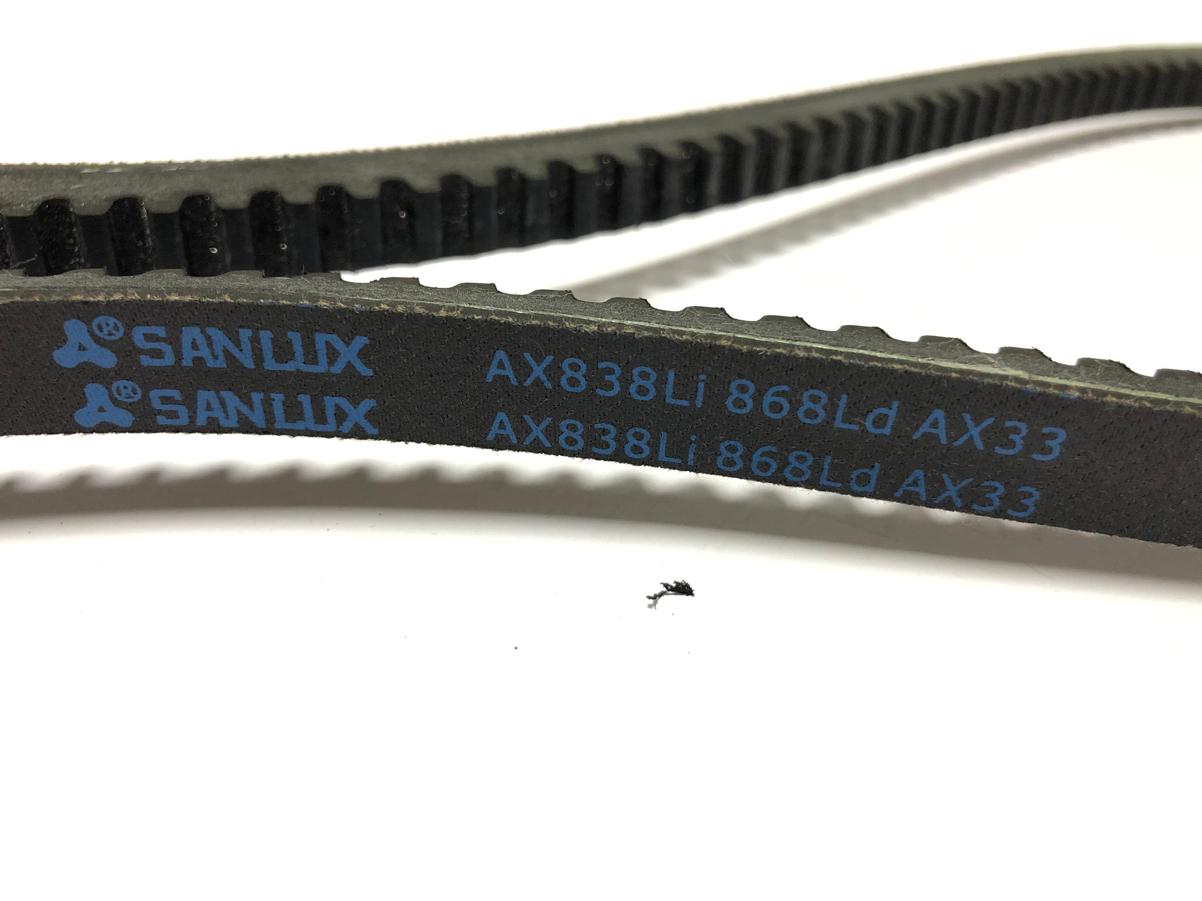 Ремень приводной зубчатый (Ax838Li 868Ld Ax33) для ТСС WP90TH (ТСС RH-350H/MS120)/V-Belt  (CNP15026)