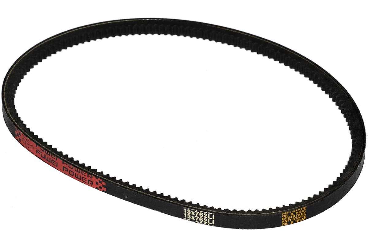 Ремень приводной зубчатый (13x762Li) для ТСС WP60/V-Belt, (100034)
