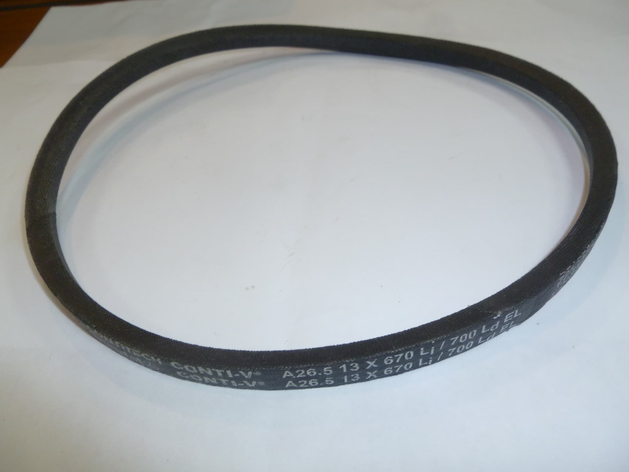 Ремень приводной гладкий (A26.5 13х670Li/700Ld) для ТСС DMD/DMR600-960/V-Belt
