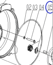 Уплотнитель механический TSS PDST80E/Mechanical seal PDST80E, №05 (70010-00409-00)