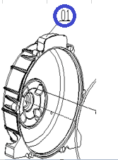 Корпус помпы TSS PDST80E/Base assembly PDST80E, №1 (70010-00110-00)