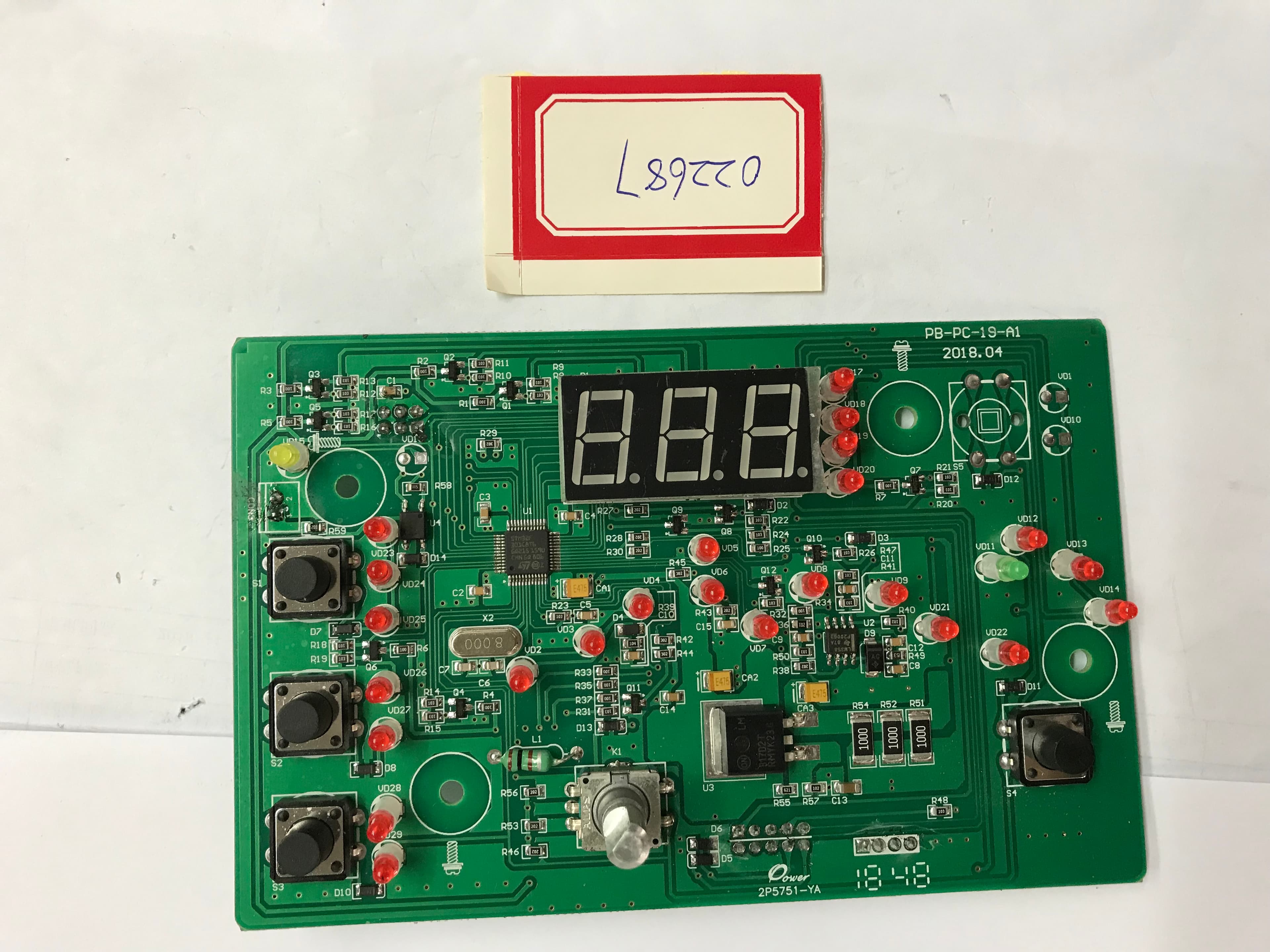 Плата управления TOP TIG/MMA-200P DG/CONTROL BOARD PC-19-A1(1)