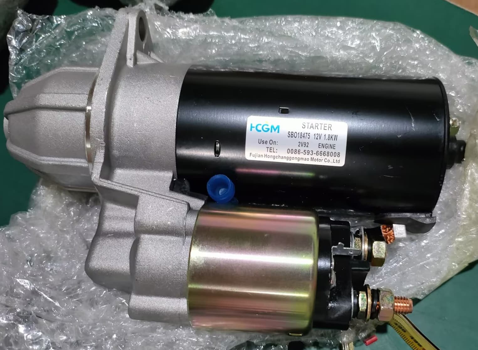 Starter Motor (SBO18475 2V92 /12V 1.8KW.)