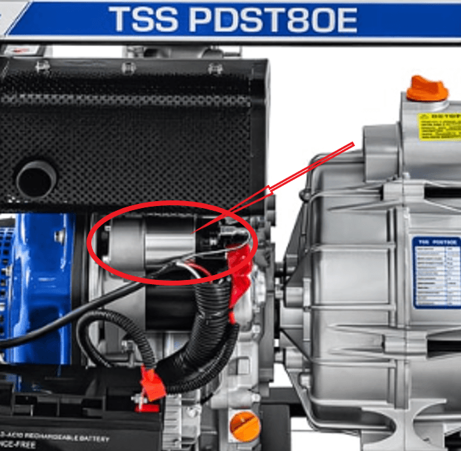 Стартер электрический Diesel 178FE/Starting motor 178FE, TSS PDST80E, E-13/№1 (20149-00023-03)