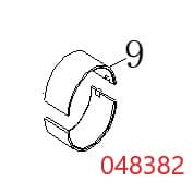 Вкладыш шатунный (комплект 2 шт) Diesel 188FE/Bushing, Connect Rod, №9 (70010-01664-00)