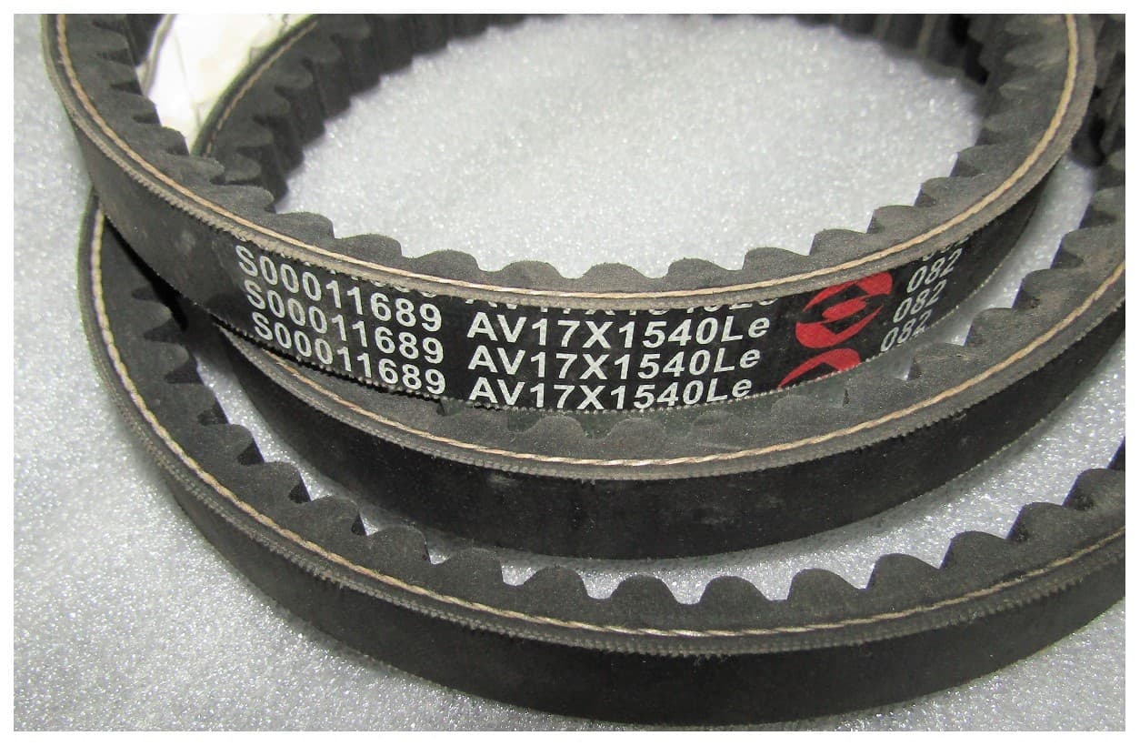 Ремень приводной вентилятора,генератора SDEC SC13G420D2 TDS 330 6LTE/Fan belt (S00011689+01, AV17х1