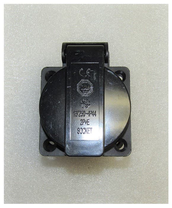 Розетка 16А 250В TSS SGG 2800(..)-SGG 8500(..) Km / Socket 16A-250V (04.06.35614-200003-00)