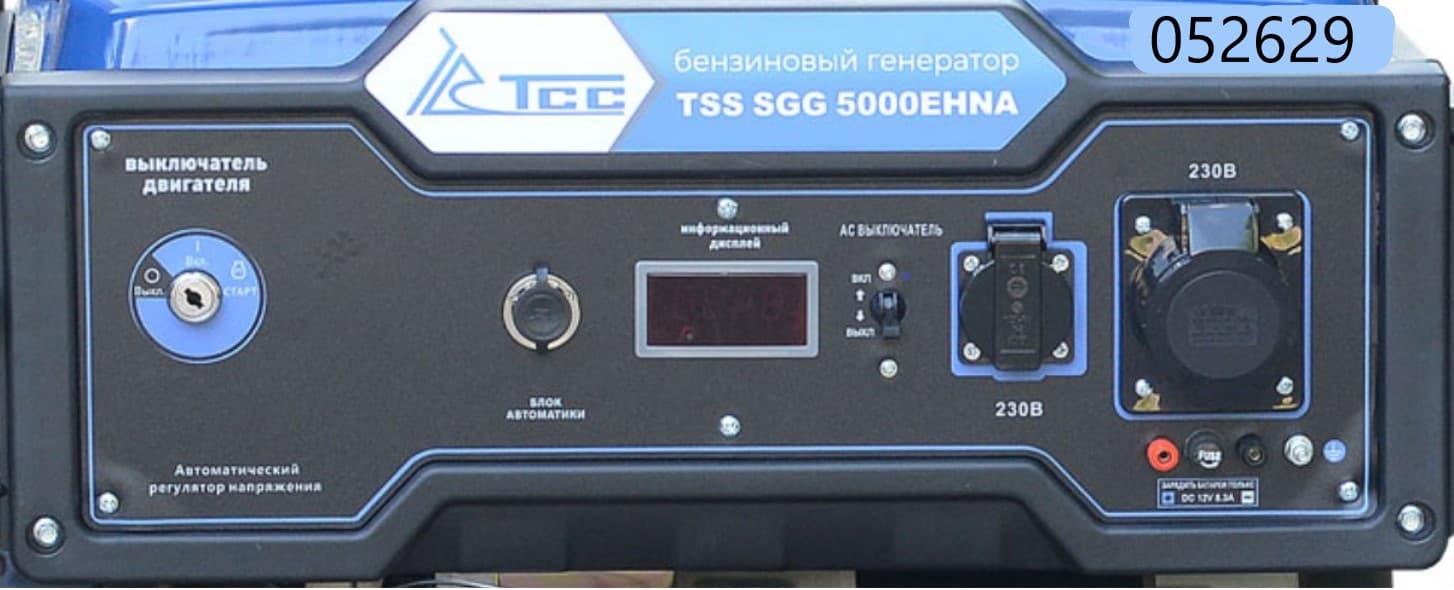 Панель управления в сборе для 160008-SGG 5000EHNA / Control panel assembly for 160008-SGG 5000EHNA (02.07.35610-TSS650022-H205)