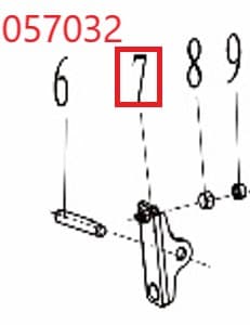 Коромысло клапана SGG 11000E3Ui,LT196FiE Lt / Valve rocker assy (1.01.05.01.0035)
