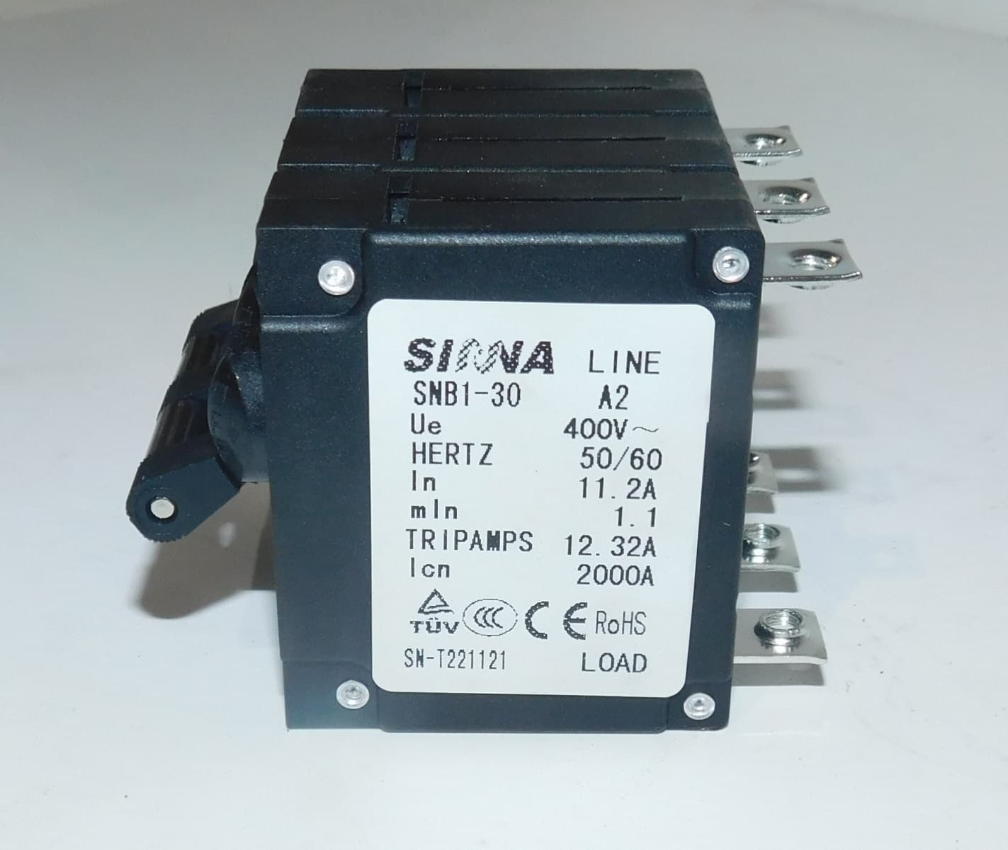 Выключатель автоматический (тройной) 11,2 SGG 8000EH3NA / AC circuit breaker 3-phase