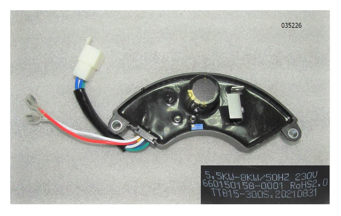 Регулятор напряжения SGG 9000ELA (230V,5,5-8,0 kw,6 контактов) / AVR 230V (660150158-0001)