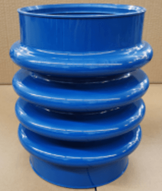 Кожух гофрированный, окружность 560мм TSS RM75H,L/belllow orange,№60 (WH-RM80-060)