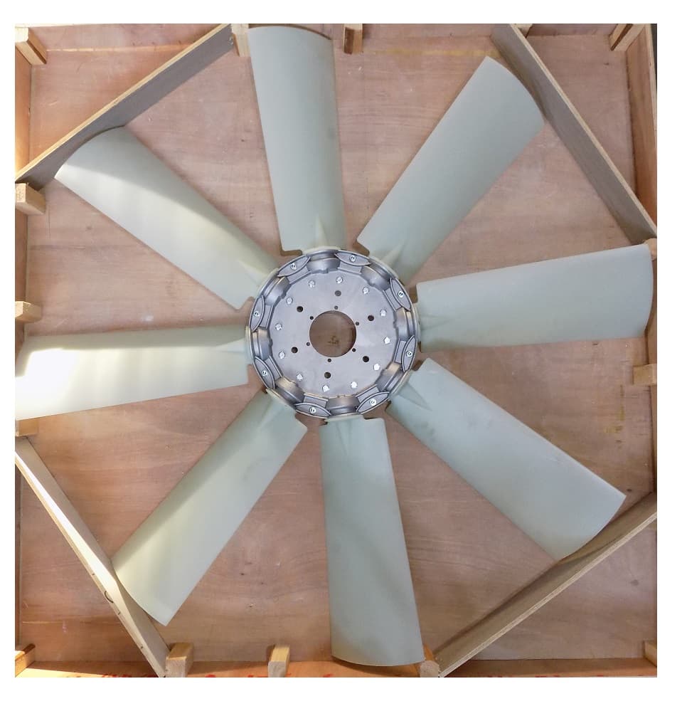 Крыльчатка вентилятора (D=1100/8,пластик)TDA-N 400 12VTE/Cooling fan
