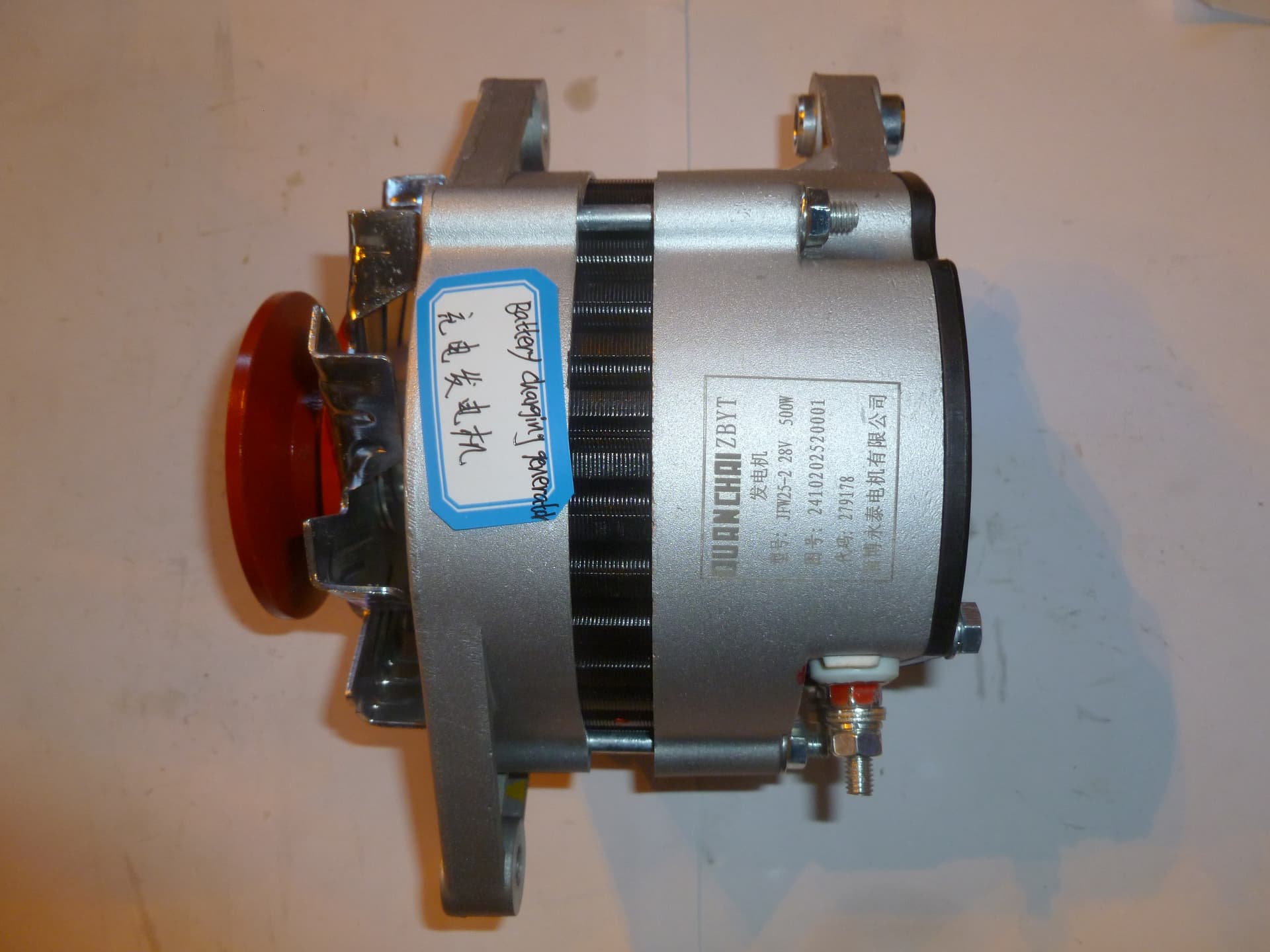 Генератор зарядный TDQ 38 4L (D=80/1B) /Battery charging generator