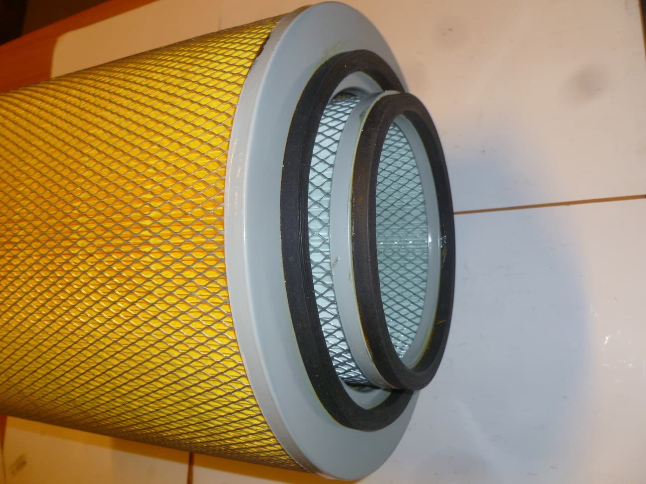 Фильтр воздушный двойной цилиндрический TDX 500 12VTE (Ф1-300х195х410/Ф2-190х159х380) /Air filter el