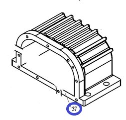 Корпус вибратора TSS-WP160-170/Vibrating case, №37 (CNP300024-37)
