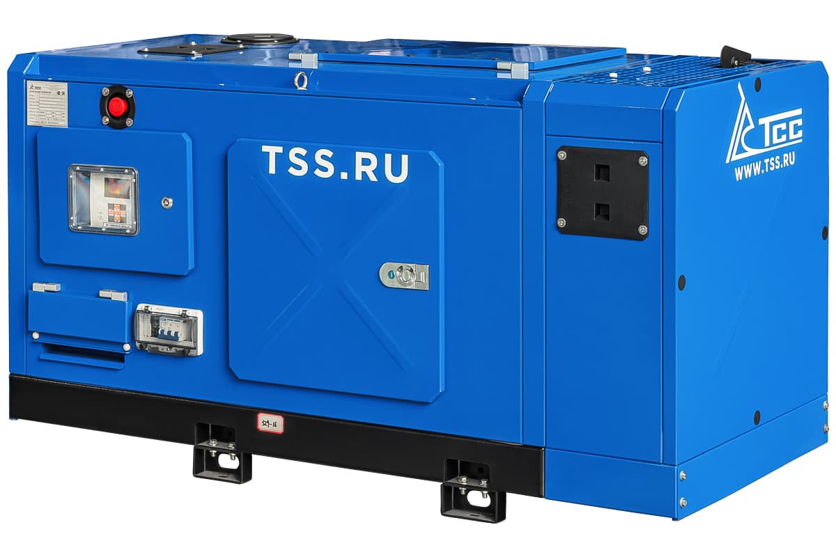 Дизельный генератор ТСС АД-12С-Т400-1РКМ32 в шумозащитном кожухе