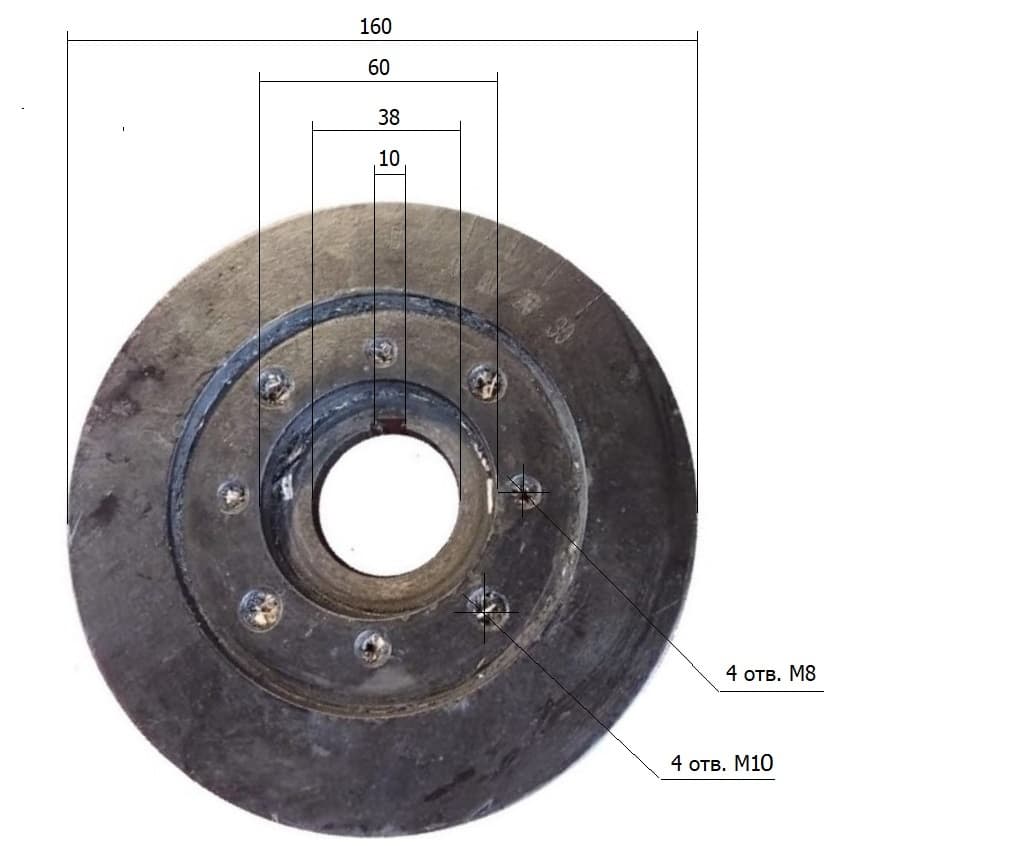 Шкив вала коленчатого TDR-K 22 4L /Crankshaft pulley (N485-06001A)