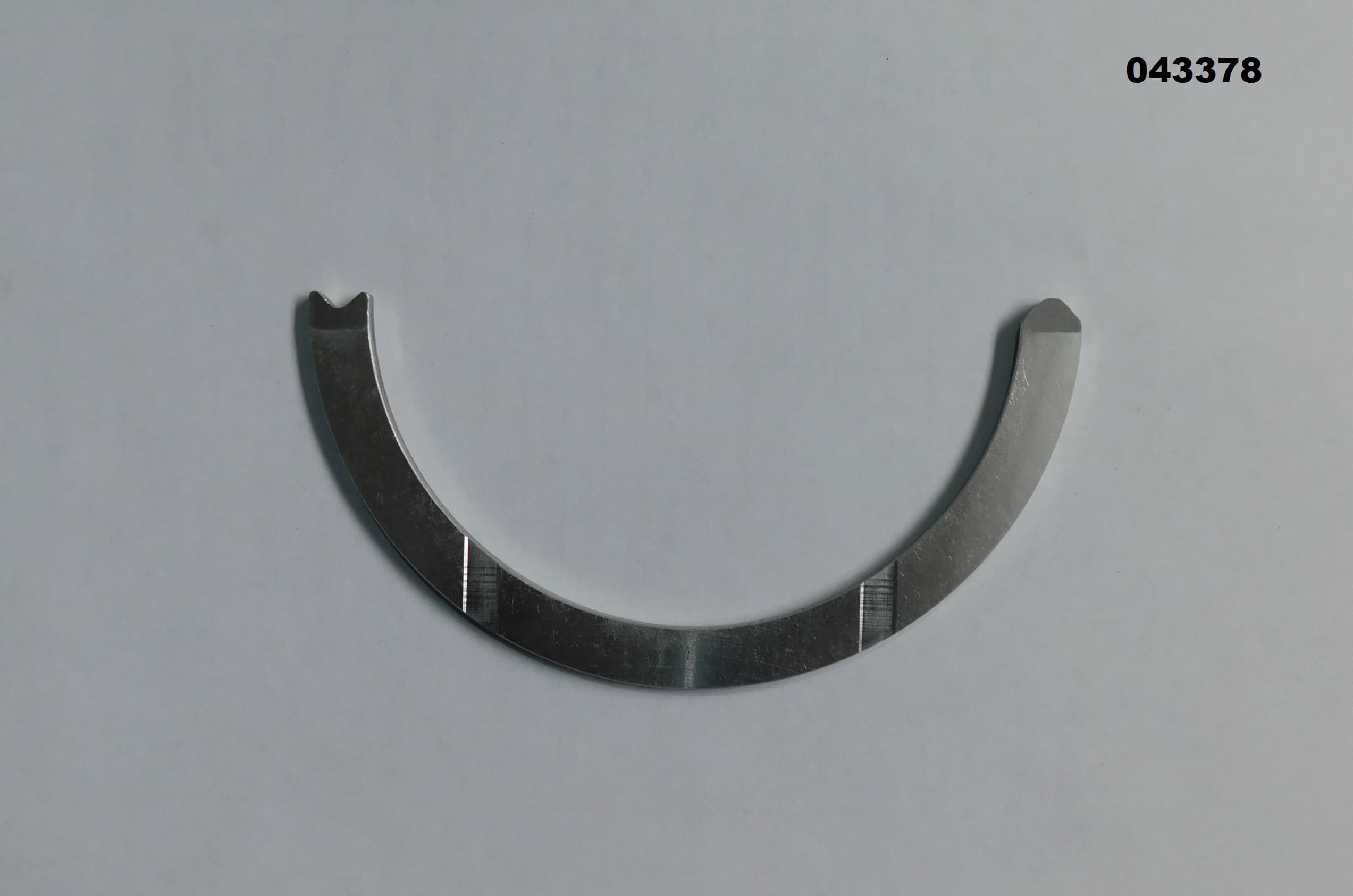 Кольцо упорное(вкладыш упорный подшипника коленчатого вала DP180LB/BEARING,THRUST (UPPER) (140110-00