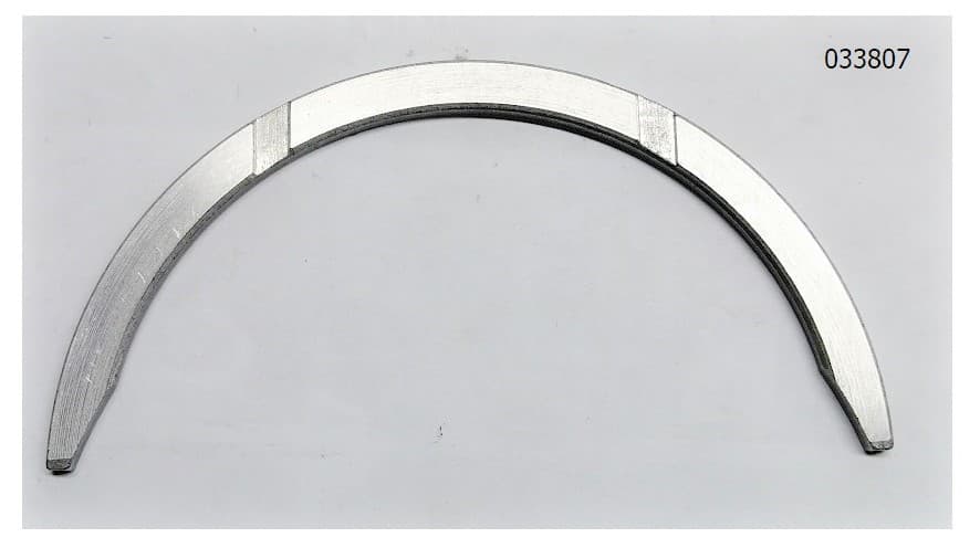 Полукольцо упорного подшипника нижнее Yangdong Y4105D/Lower thrust piece of crankshaft