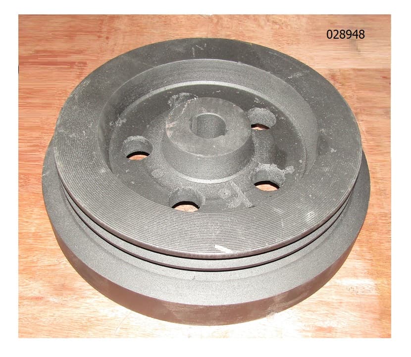 Шкив (38х375х98х4B) вала редуктора TSS GQ 52A/GQ52A BIG BELT PULL, №44 (60001005)