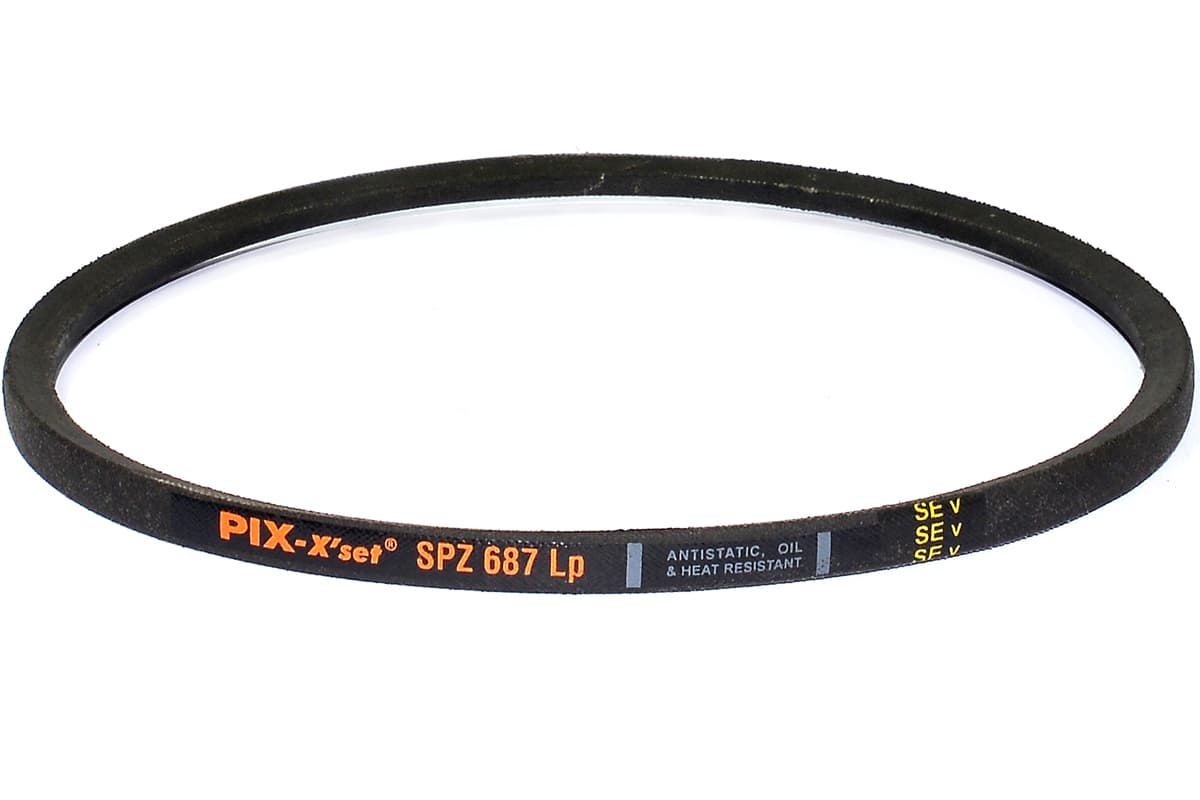 Ремень приводной гладкий (SPZ687Lp) для TSS-MX8-C/L/V-Belt