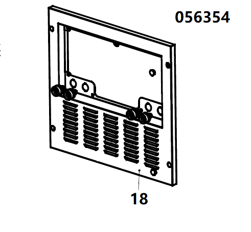 TSS DUAL DWG-500 / Position 18 - Front side plate (33014-00447-01)