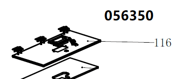 TSS DUAL DWG-500 / Position 116 The water tank door (33014-02903-00)