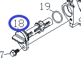 Фильтр масляный Diesel 178-188F/Engine Oil Filter Element, №18 (70010-01676-00)