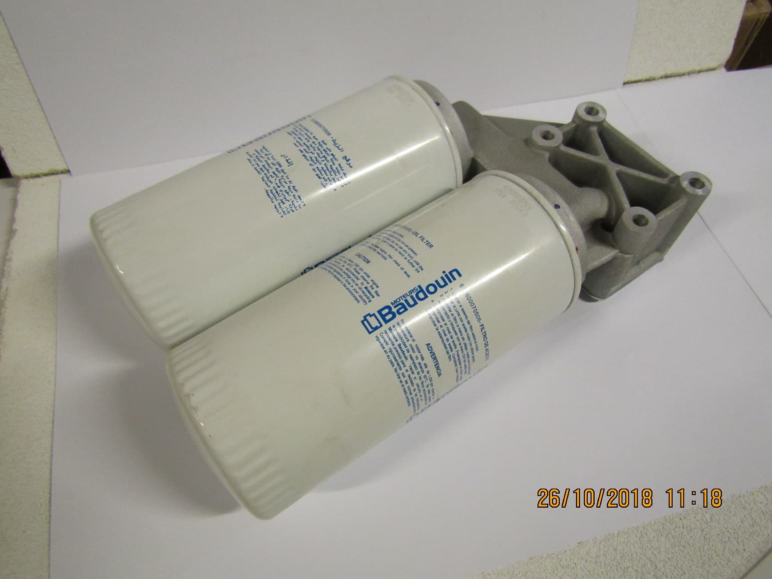 Фильтр масляный в сборе двойной 6M16/Oil filter assy (1001047178)