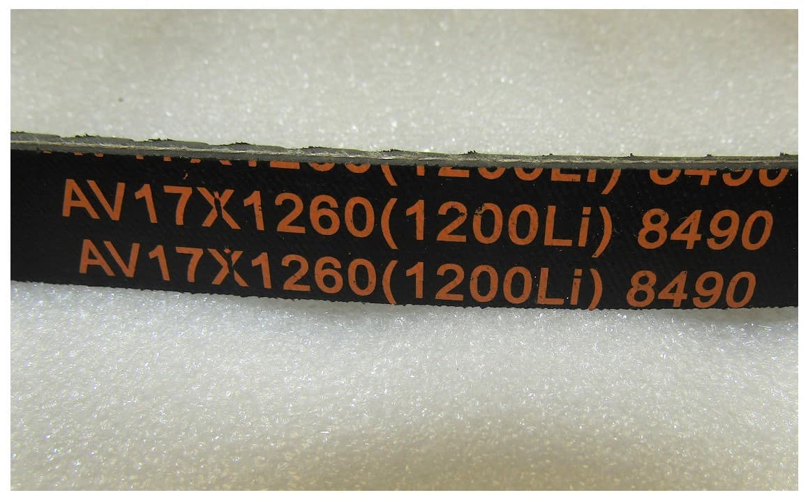 Ремень генератора TDX320 6LTE/Belt for alternator,AV17x1260 (1200LI)