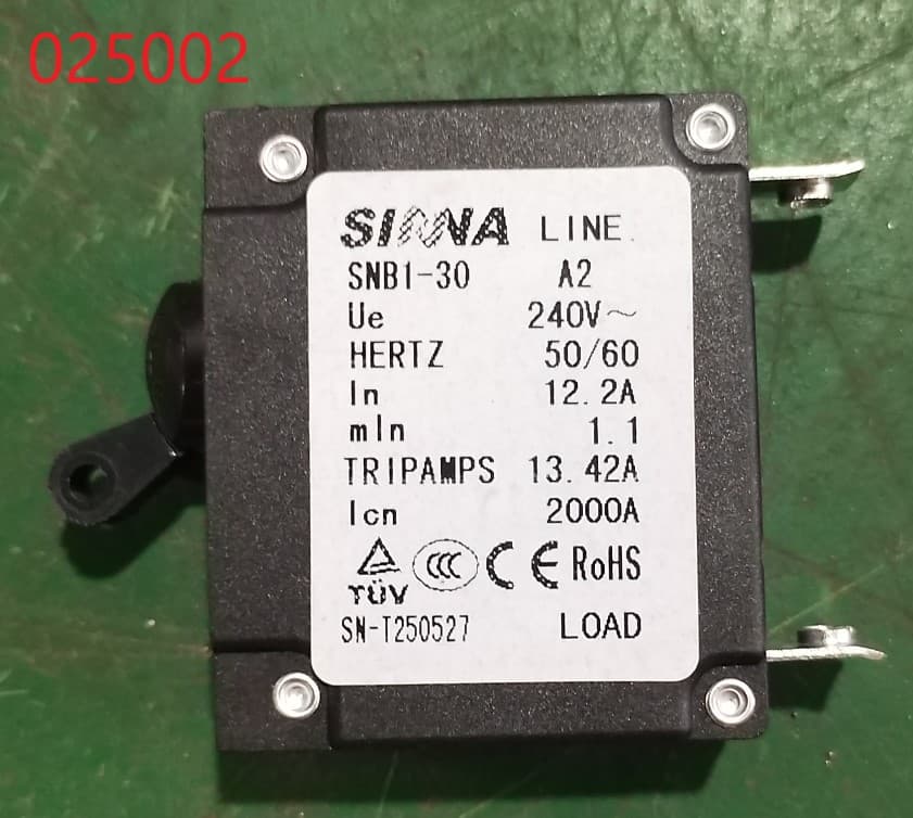 Выключатель автоматический (одинарный) 12.2A SGG 2800EN / AC circuit breaker