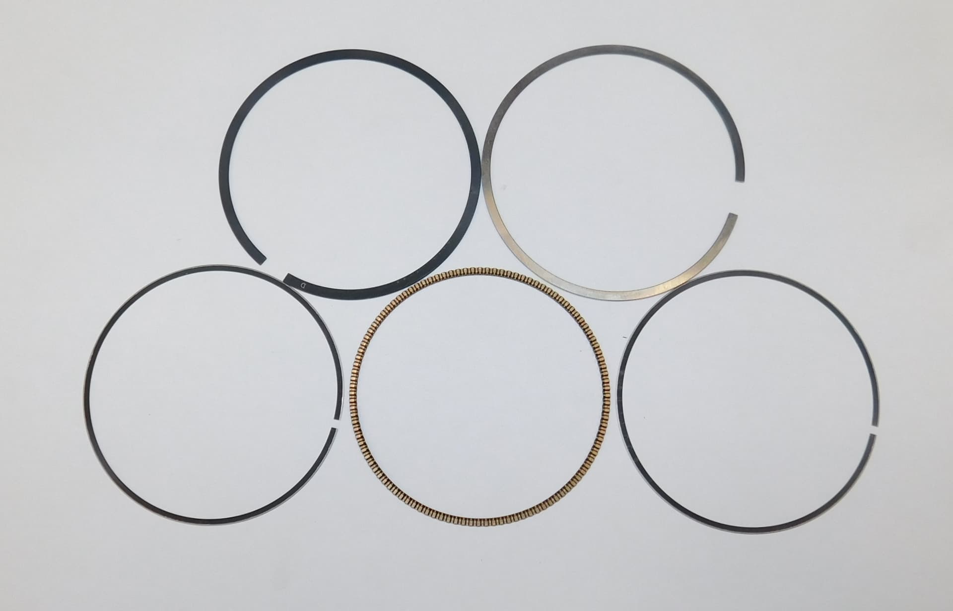 Кольца поршневые SGG 3000Si(ESi),KM165F (к-т из 5 шт.) / Piston rings, kit (03.03.13200-16503-00)