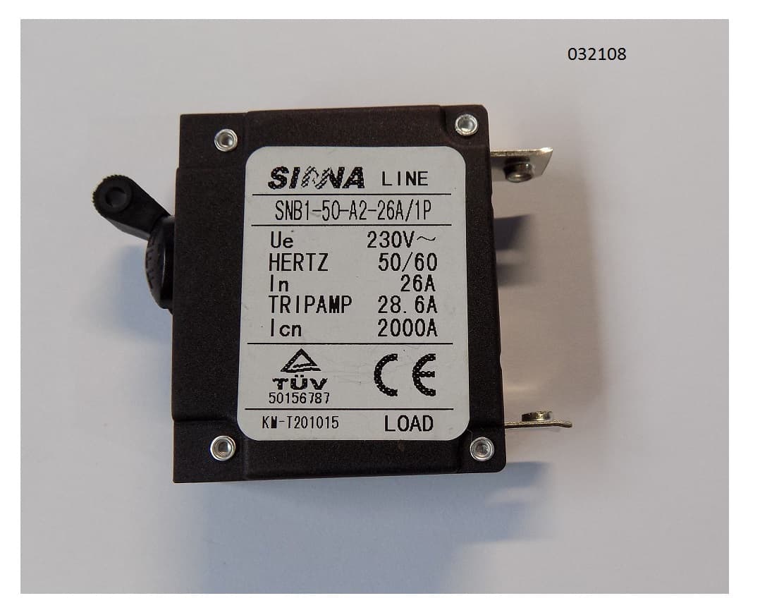 Выключатель автоматический (одинарный) 26A SGG 6000EHNA / AC circuit breaker